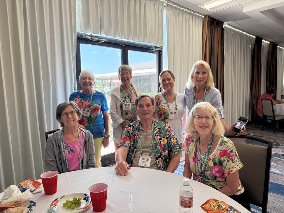 JEH Members enjoy lunch with Father Gerlich
